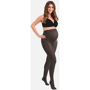 Mamsy - 2-Pack Opaque Zwangerschapspanty 60den - Grijs - XL