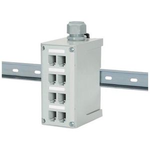 Panduit FDME8RG netwerkchassis Grijs