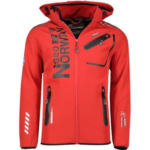 Geographical Norway Softshell Jas Heren Rood/Zwart Royaute - XXL