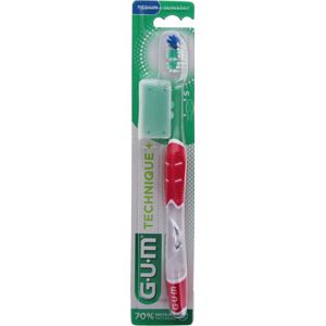 GUM Technische Tandenborstel+ 493 (Kleur : Rood)