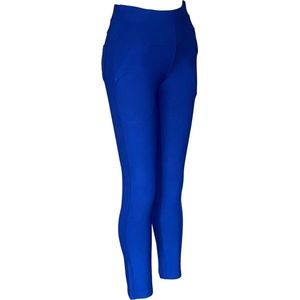 Luxe Kwaliteit Dames Sportbroek / Joggingsbroek | Trainingsbroek / Huisbroek | Sweatpants | Cobalt - L (42)