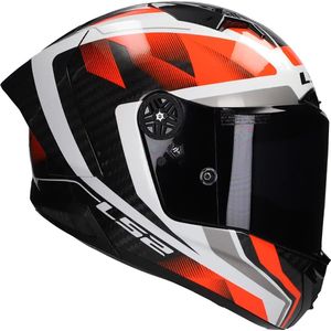 LS2 - FF805 Thunder GP Aero - Integraalhelm - Wit Rood - Carbon