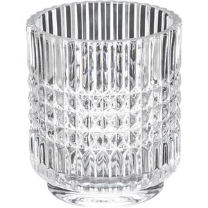 Decoratieve badkamerbeker, Ø 8,4 cm, glas