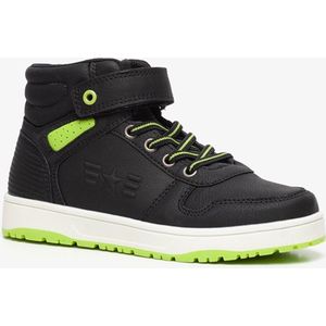 Blue Box hoge jongens sneakers zwart/neon groen - Maat 34