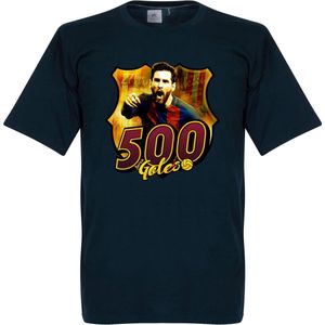Messi 500 Club Goals T-Shirt - Navy - 4XL