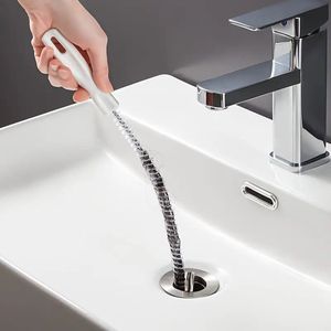 Flexibele Ontstoppingsveer I Gootsteen Ontstopper I Ontstoppingsveer I Afvoerontstopper I Haar Verwijderen Afvoer I 45 CM