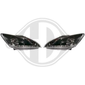 Diederichs - 1417385 - Koplampen Set - Zwart - Voor Ford - Met Navigatielicht