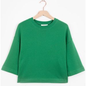 Sissy-Boy - Groene sweater met korte mouwen