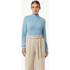 comma - Gebreide Trui - Gemêleerd - Ronde Hals - Lange Mouwen