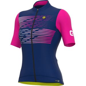 Ale - Dames Fietsshirt Korte Mouwen - Paars - PRS Logo