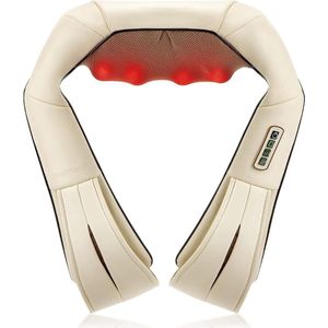 OxyFlowzy® - Nekkussen Massage - Nekmassage Apparaat - Warmtekussen Nek En Schouder - Nekkussen Warmte - Nekstretcher