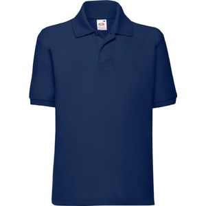 Fruit Of The Loom Kinder / Kinderen Unisex 65/35 Pique Polo Shirt (2 stuks) (Marine)