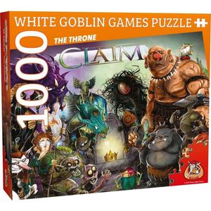 Puzzel 1000 Stukjes Volwassenen - Legpuzzel - White Goblin Games - Claim 2  - Puzzel 1000 Stukjes