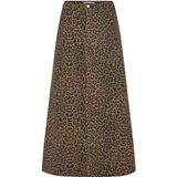 Lollys Laundry - Luna - Rok - Bruin - Luipaardprint