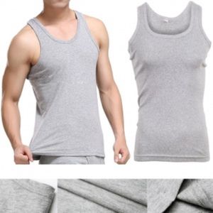 Tanktops - 2 onderhemdjes - 100% katoen - Grijs - 2-Pack - XL