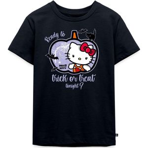 Hello Kitty Halloween Trick Of Treat Premium T Shirt Kinderen