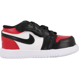 Nike Jordan 1 Low (TD) CI3436-612 Zwart / Rood-18.5