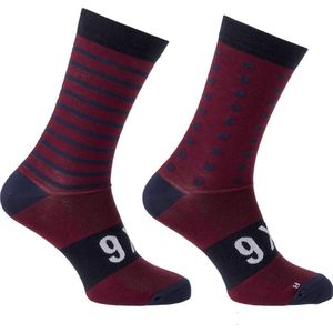 AGU Merino Fietssokken SIX6 - Blauw - L/XL