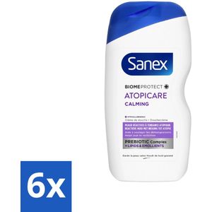 Sanex - BiomeProtect Dermo - Douchecrème - Reactieve Huid - 400 ml - Voordeelverpakking - 6 stuks
