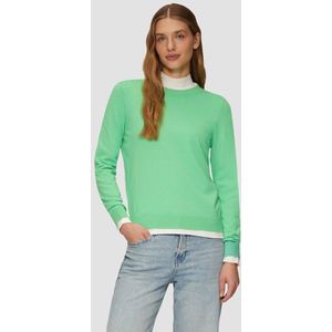 s.Oliver - Gebreide Trui - Zacht - Ronde Hals - Viscosemix