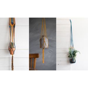 Durable Macrame pakket Plantenhangers