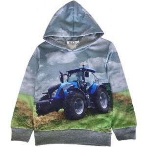 Hoodie met Blauwe Trekker Maat 92