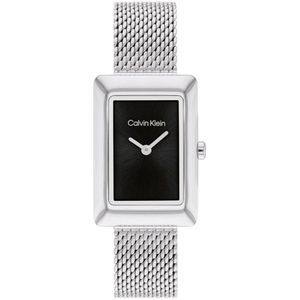 Calvin Klein CK25200399 Styled Dames Horloge - Mineraalglas - Staal - Zilver - 22 mm breed - Quartz - Druksluiting - 3 ATM (spatwater)