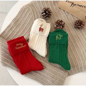 Kerstsokken - Kerstcadeau - Sokken - Cadeau voor hem - Cadeau voor haar - Set van 3 -