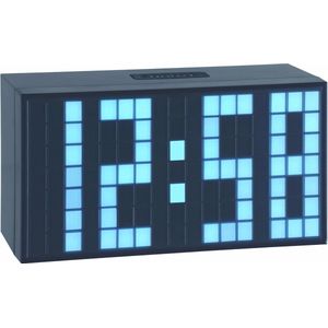 Digitale wekker met LED-lichtcijfers en snooze-functie – Stijlvolle Time Block wekker