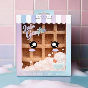Inuwet - Wafel Spons - Zachte Badspons - Geschikt vanaf 3 jaar