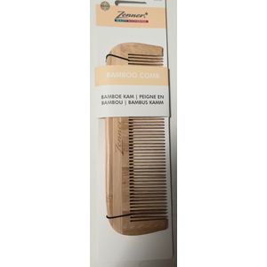 Zenner - bamboo haircomb - bamboe kam - haarkam - grove kam - 17cm
