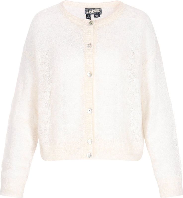 DreiMaster - Vintage - Gebreid Vest - Wolwit