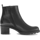 Gabor - 72.803.57 - Enkellaars - Zwart - Leer - Blokhak 4 cm