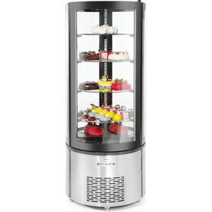 Arktic Gebaksvitrine Rond 360 Liter | Ø68x(H)175cm