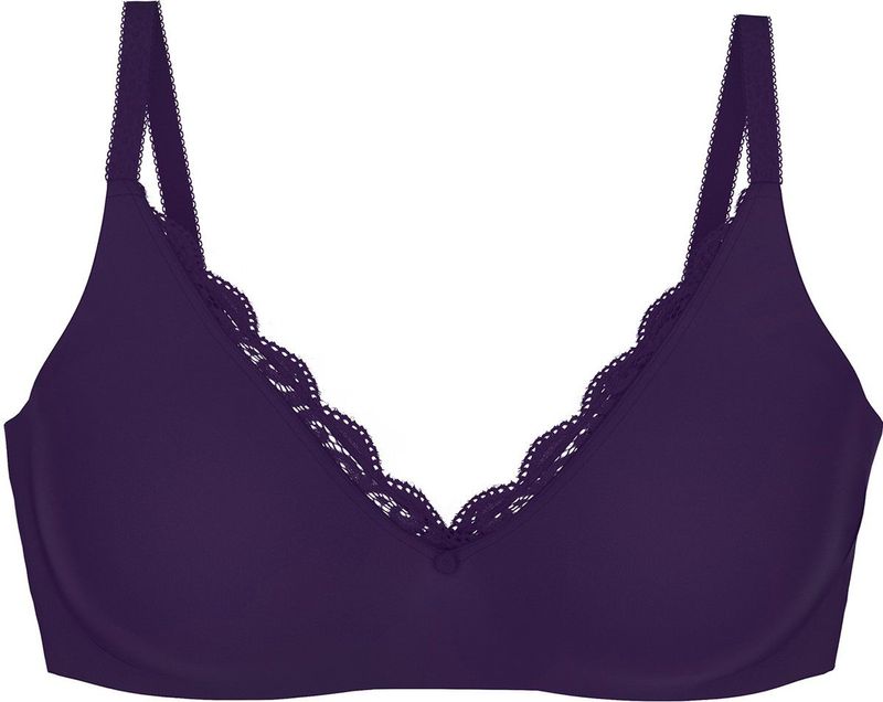 Triumph - Amourette N01 - Minimizer-bh - Royal Purple - Kantdetails - Zonder Beugel