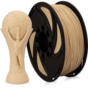 PETG-filament 175 mm houtkleur houtvezelfilament 3D-printer 1 kg - maatnauwkeurigheid +/- 003 mm - houtkleurige filamenten