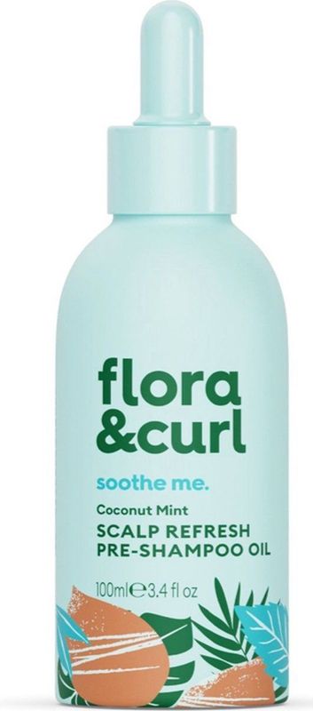 Flora & Curl - Coconut Mint Scalp Refresh - Pre-Shampoo Oil - Vegan - Dierproefvrij
