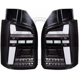 Achterlichtenset - Vw Transporter T6 Bestelwagen - Zwart - Model 2015-04 tot 2023-10-29