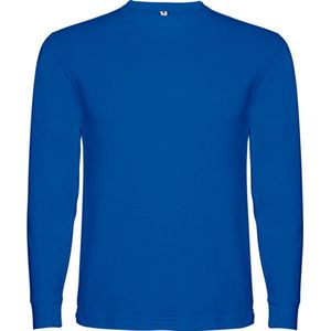 2 Pack Kobalt Blauw Effen t-shirt lange mouwen model Pointer merk Roly maat M