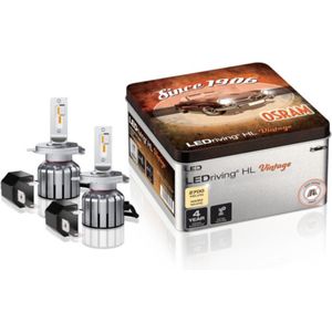 OSRAM - LEDriving HL VINTAGE - LED Groot-/Dimlicht - 2700K - Metalen Behuizing - 2 Lampen