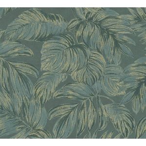 BLADEREN BEHANG | Botanisch - Groen Goud - A.S. Création Casual Living