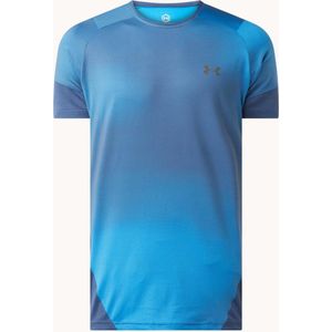 Under Armour Trainings T-shirt met HeatGear en Rush - Blauw - Maat L