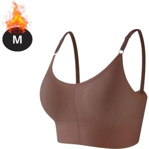 Bovista BH Zonder Beugel - Zonder Bandjes - Push-up Bh's - Comfort Beha - Gemengd - Koffie - Maat S