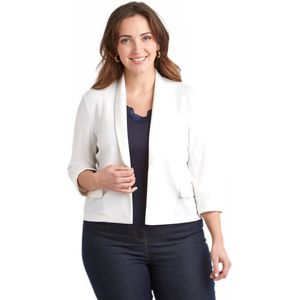 Effen kort smokvest 3/4 mouwen