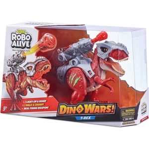 ZURU Robo Alive Dino Wars - Speelgoedrobot - T- Rex - Licht + Geluid