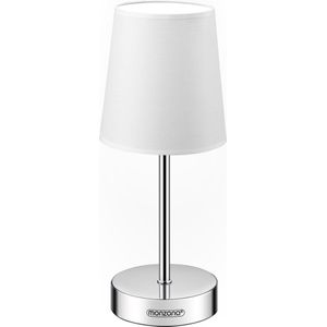 Monzana Tafellamp 1 Stuks – Incl. Lampenkap/ E14/ 32cm - Wit