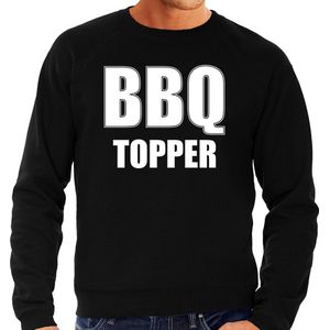 BBQ topper bbq / barbecue sweater zwart - cadeau trui voor heren - verjaardag / vaderdag kado XL