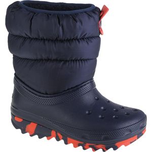 Crocs Classic Neo Puff Boot Kids 207684-410, voor een jongen, Marineblauw, Sneeuw laarzen,Laarzen, maat: 28/29