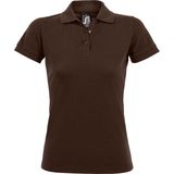SOLS Dames/dames Prime Pique Polo Shirt (Chocolade)