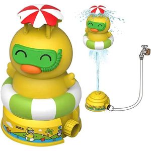 Femur Waterspeelgoed – Zomer Speelgoed – Speelgoed voor in de Tuin – Zwembadspeelgoed – Water Fontijn – Badspeelgoed – Buitenspeelgoed – Waterpistool – Waterballon – Water Sprinkler - Eend